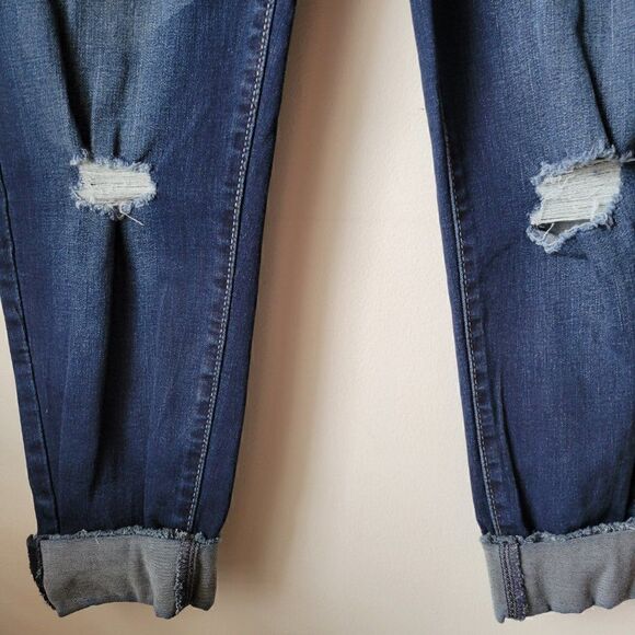 EUC DENIZEN FROM LEVIS HI RISE CUFFED JEGGING CROP SIZE 33 WAIST / 12 - Picture 5 of 16